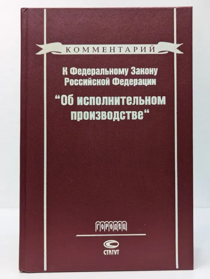 Комментарий к Федеральному закону Российской Федерации "Об исполнительном производстве"
