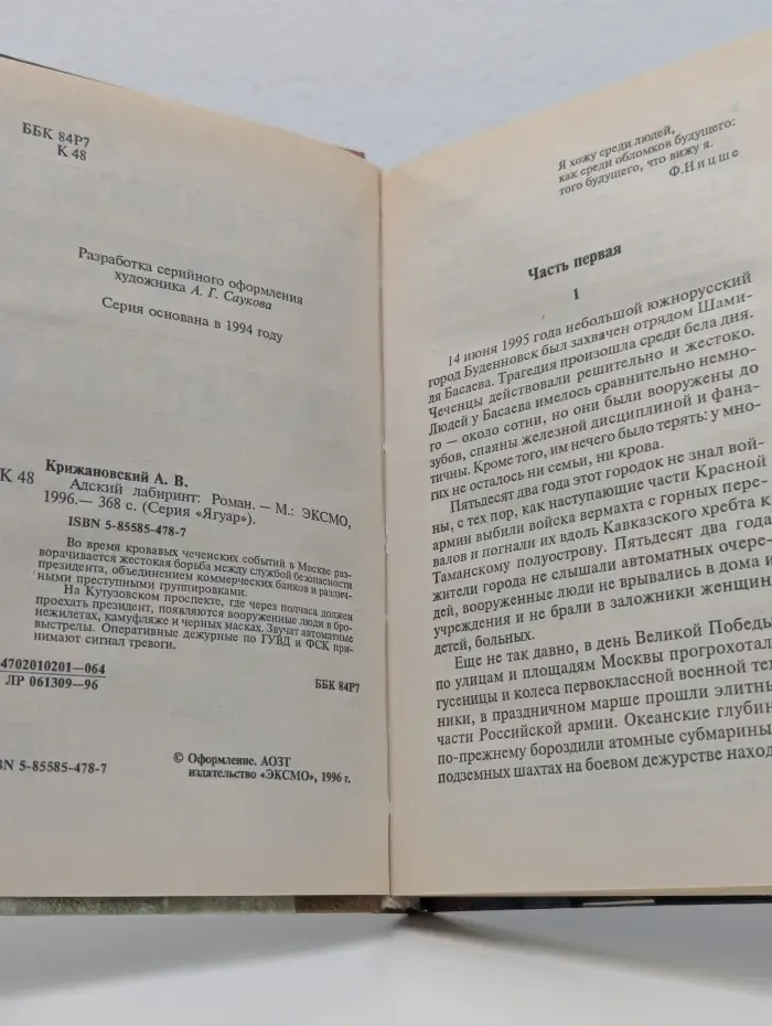 Ягуар. Адский лабиринт
