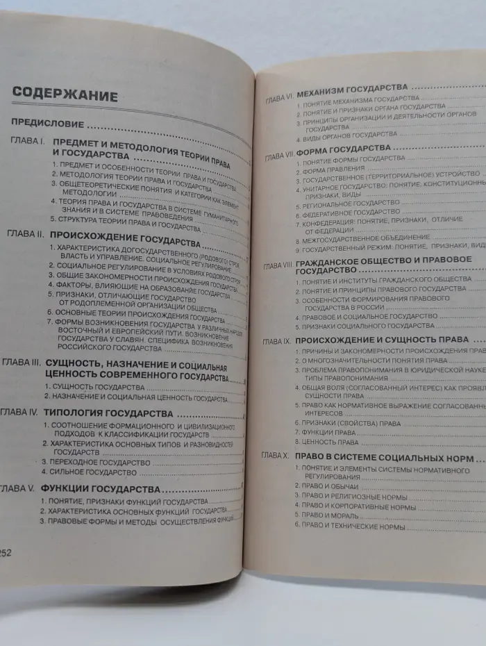 Высшее образование. Теория государства и права