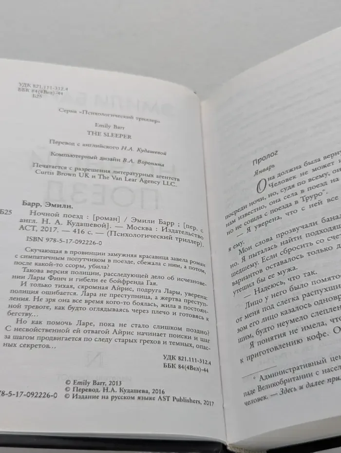 Психологический триллер. Ночной поезд