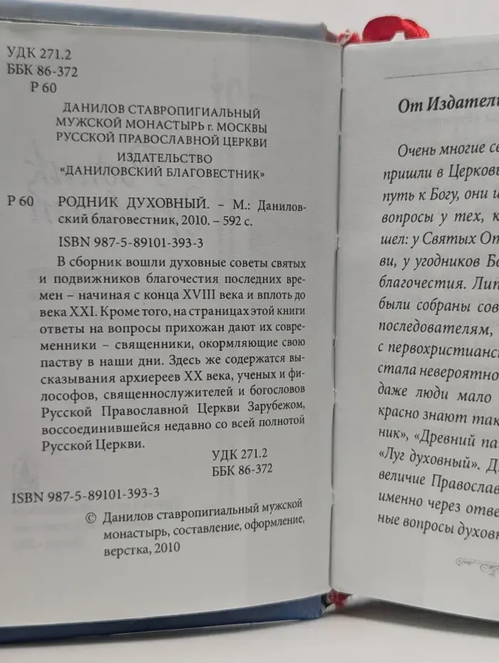 Родник духовный. О вечных проблемах