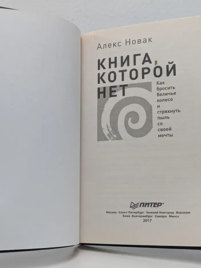 Книга, которой нет. Как бросить беличье колесо и стряхнуть пыль со своей мечты