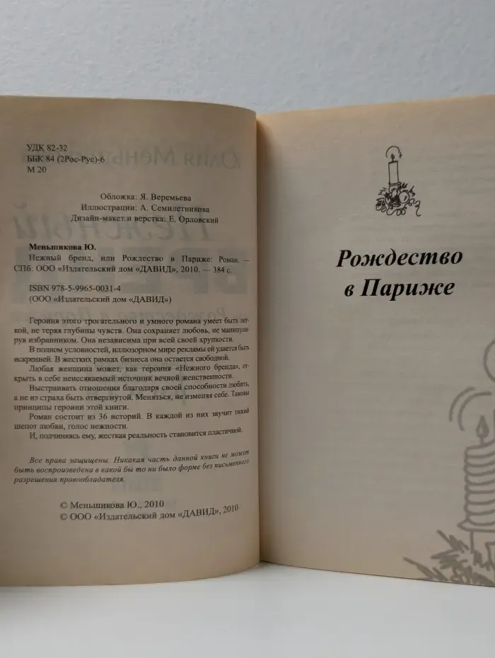 Нежный бренд или Рождество в Париже