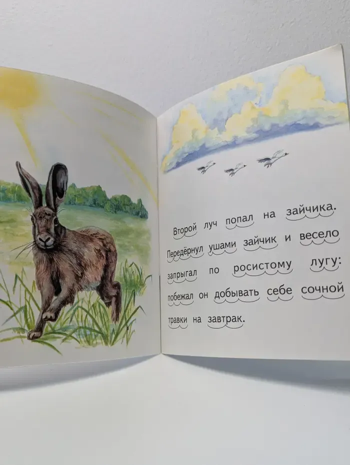 Читаем сами, читаем маме. Утренние лучи