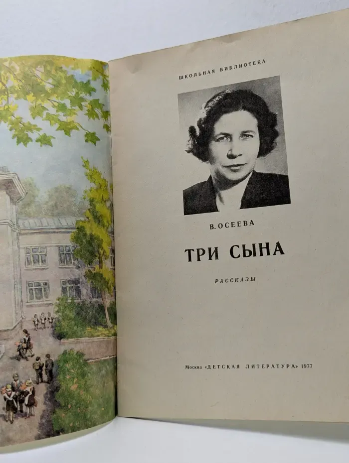 Школьная библиотека. Три сына. Рассказы