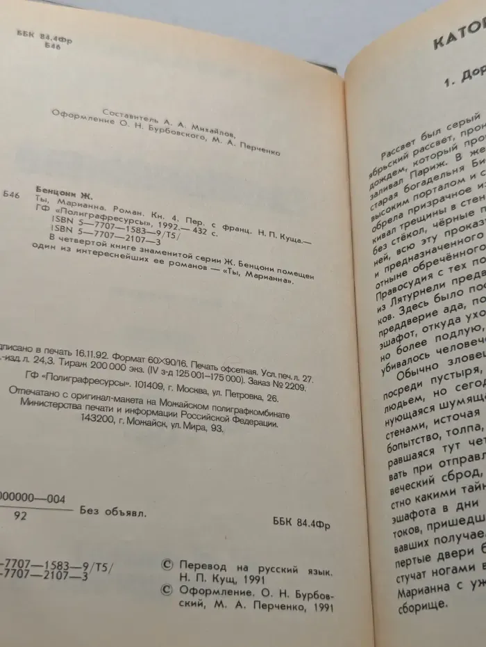 Марианна. Роман в 6 книгах. Книга 4. Ты, Марианна