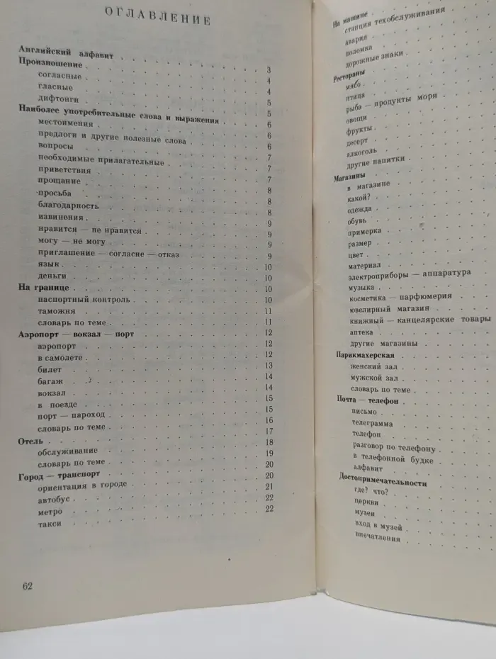 Разговорник английского языка