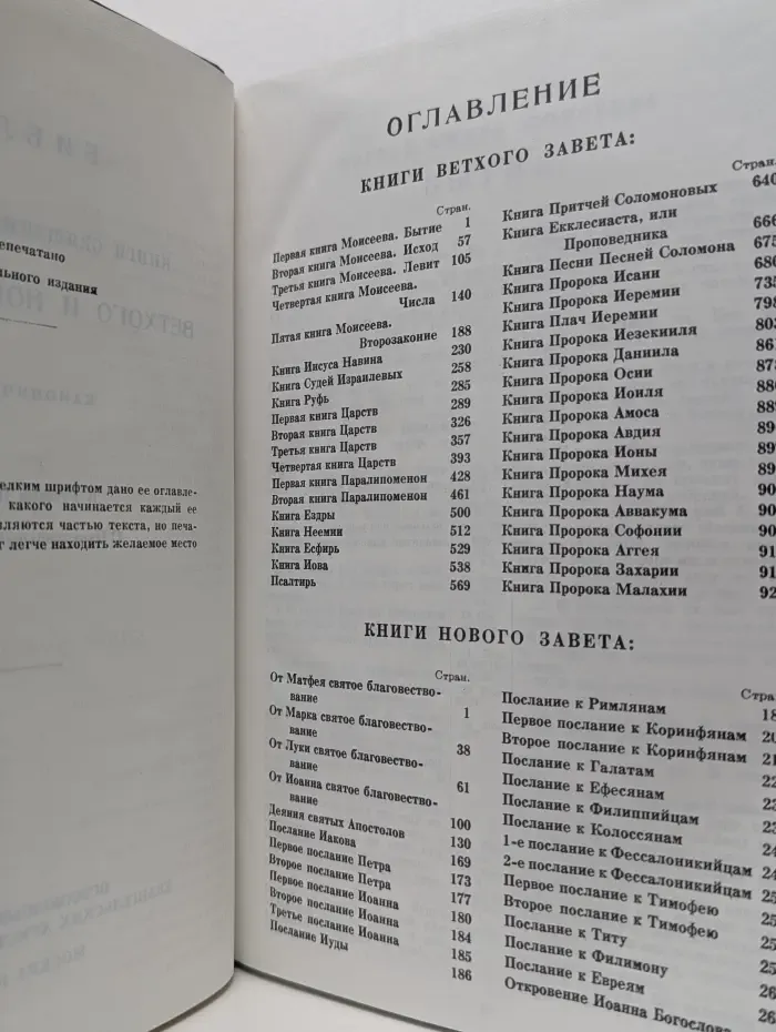 Библия. Книги Священного Писания Ветхого и Нового Завета
