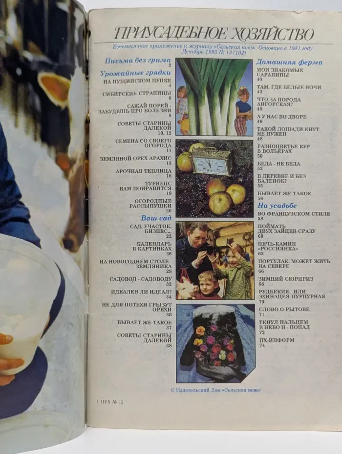Приусадебное хозяйство. Выпуск № 12/1992