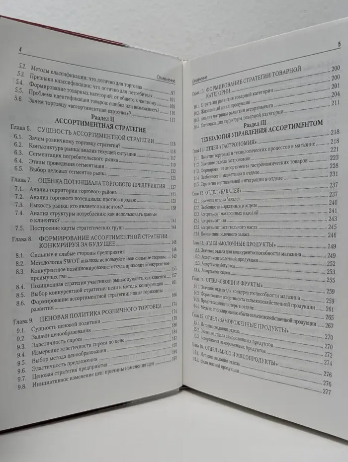 Розничный магазин. Управление ассортиментом по товарным категориям