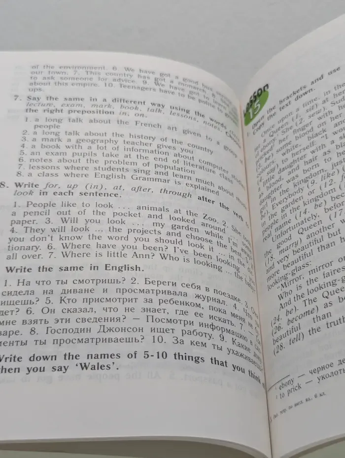 English Activity Book. Английский язык. Рабочая тетрадь. 6 класс