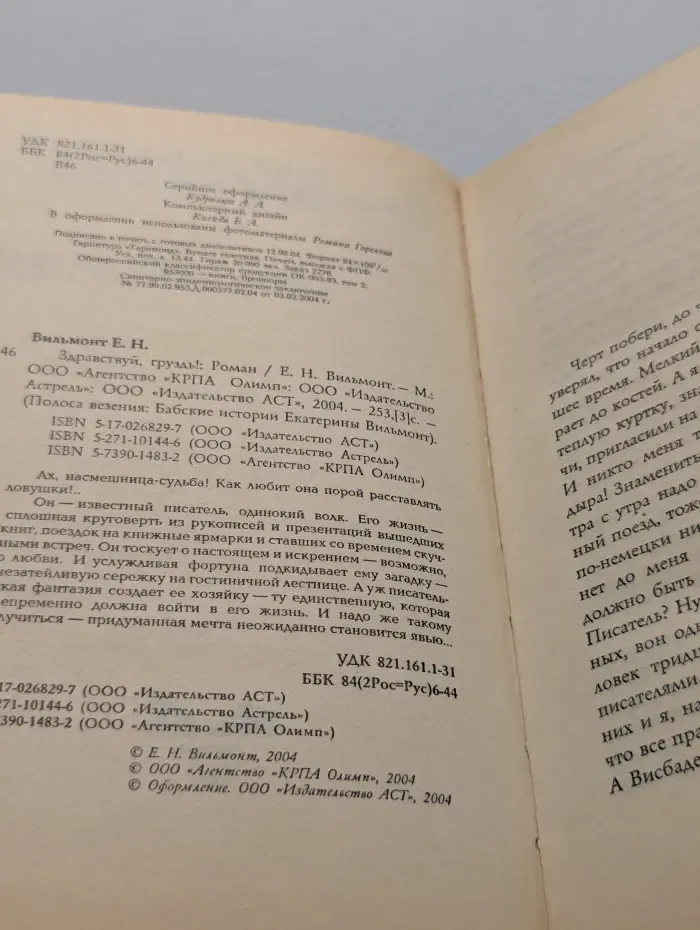 Полоса везения. Бабские истории Екатерины Вильмонт. Здравствуй, груздь!