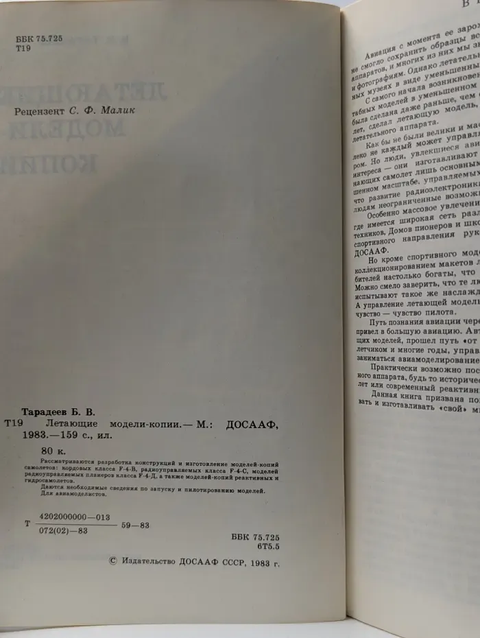 Летающие модели-копии