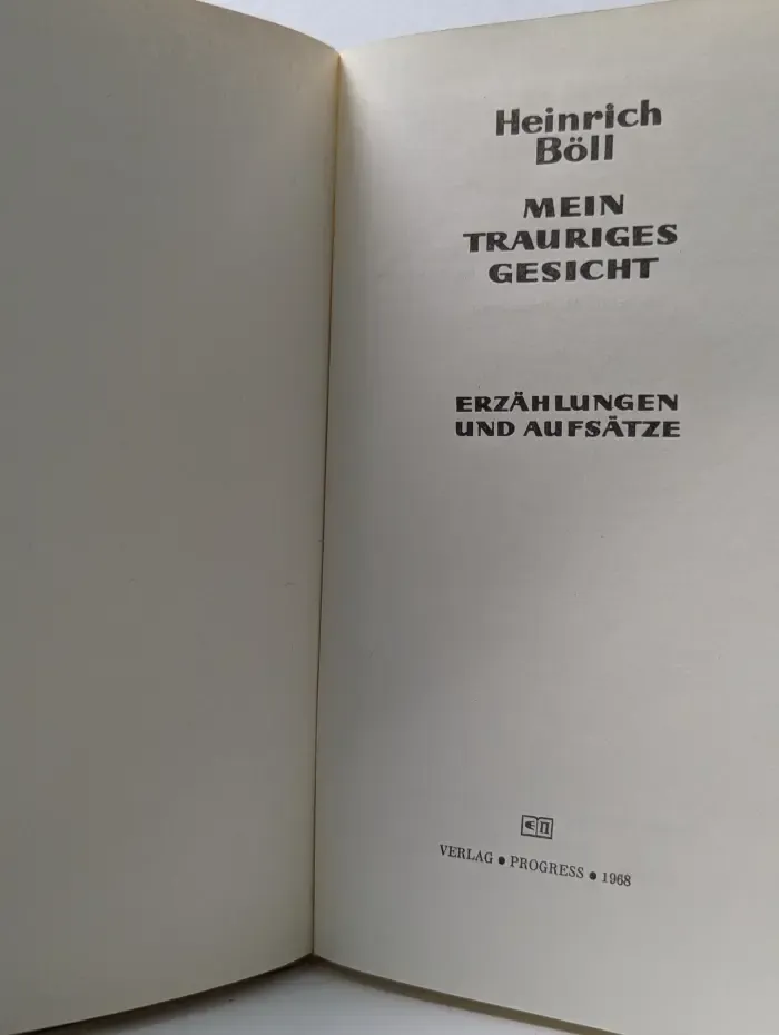 Mein trauriges Gesicht