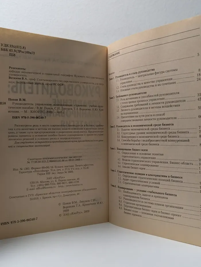 Руководитель. Управление, планирование, стратегия