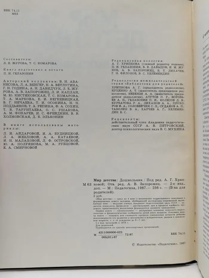 Библиотека для родителей. Мир детства. Дошкольник