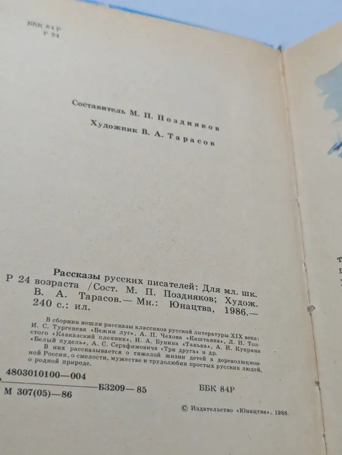 Рассказы русских писателей