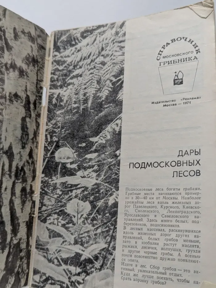 Справочник московского грибника