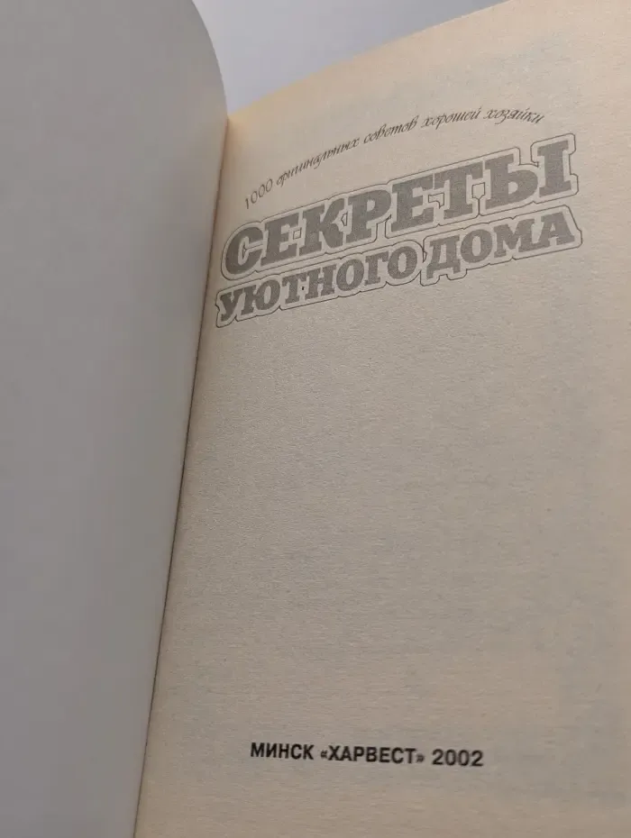 1000 оригинальных советов хорошей хозяйки. Секреты уютного дома
