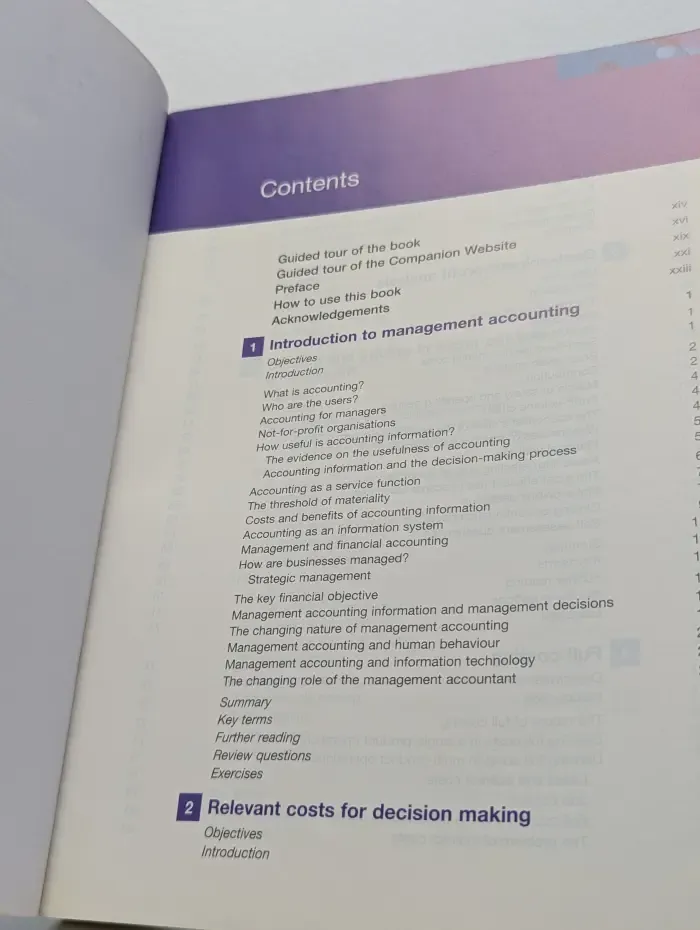 Management Accounting for Decision Makers