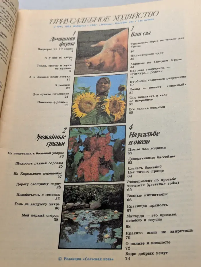 Приусадебное хозяйство. Выпуск № 4/1993
