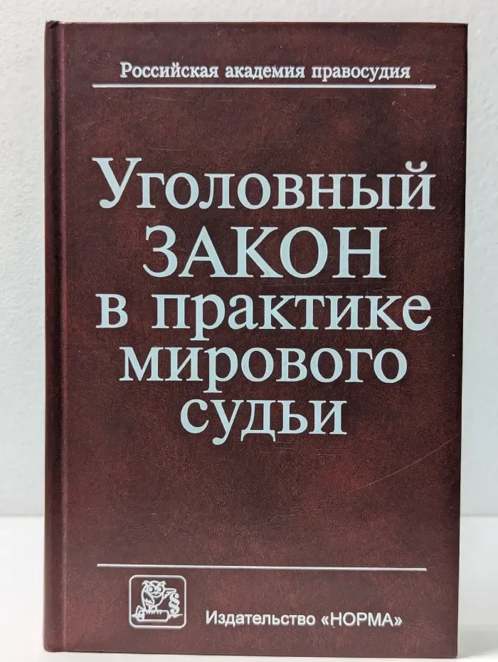 Уголовный закон в практике мирового судьи