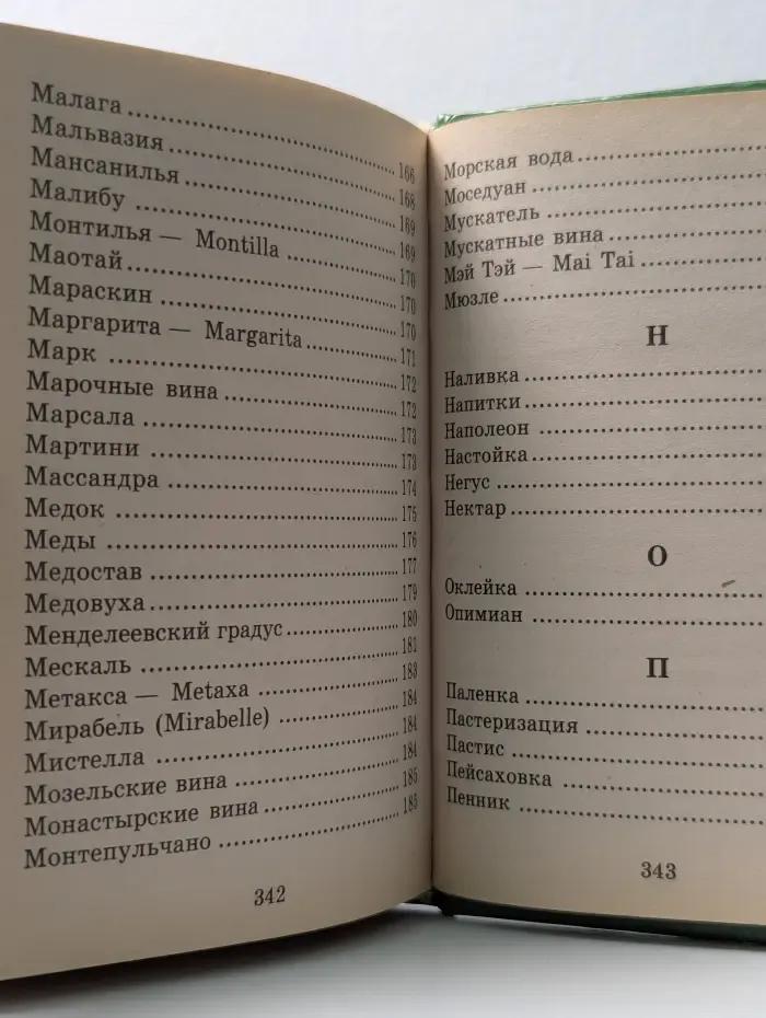 Малый словарь алкогольных напитков