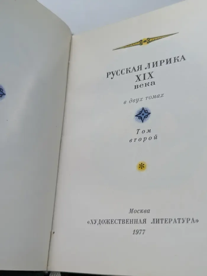 Русская лирика XIX века в 2 томах. Том 2