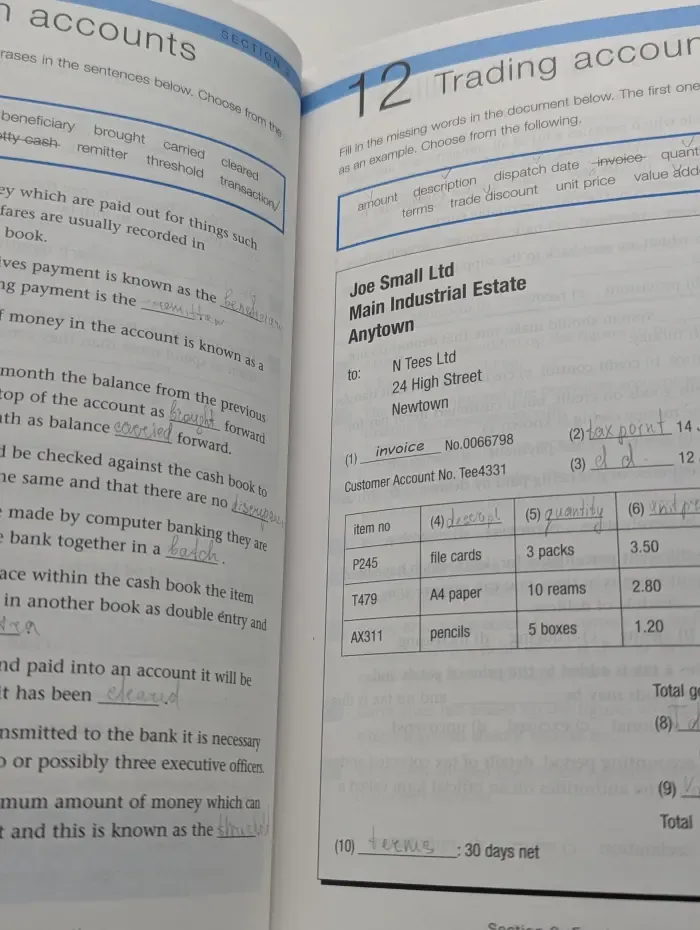 Test Your Professional English. Accounting