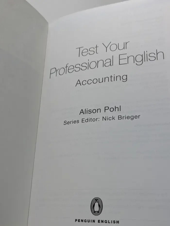 Test Your Professional English. Accounting