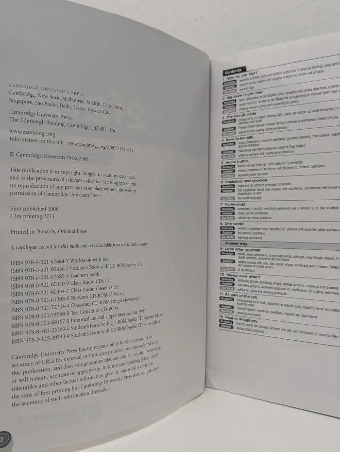 face2face Intermediate Workbook