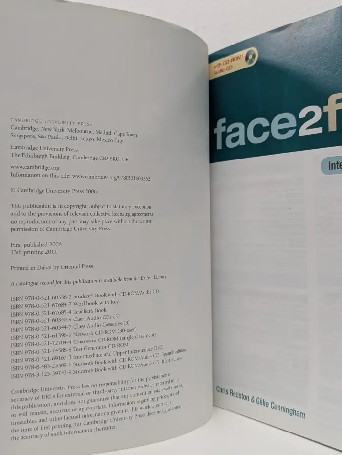 Face2face. Intermediate Student's Book