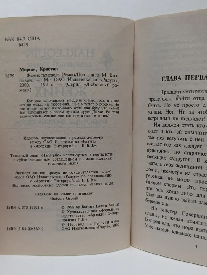 Любовный роман. Жених поневоле
