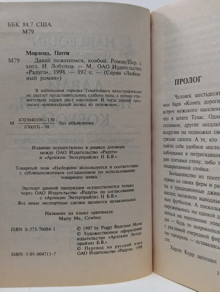 Любовный роман. Давай поженимся, ковбой