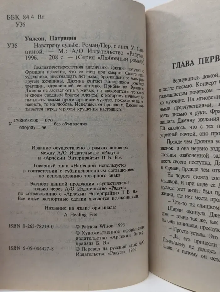 Любовный роман. Навстречу судьбе