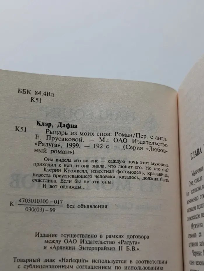 Любовный роман. Рыцарь из моих снов