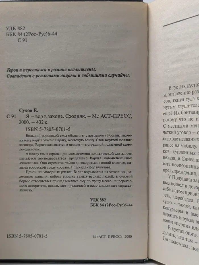 Я - вор в законе. Сходняк