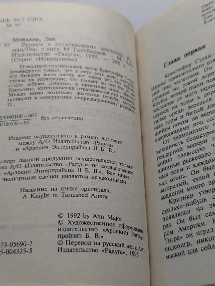 Искушение. Рыцарь в потускневших доспехах