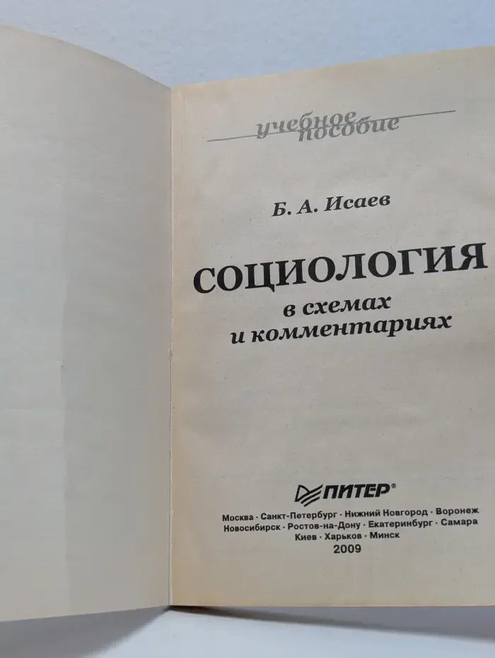 Социология в схемах и комментариях