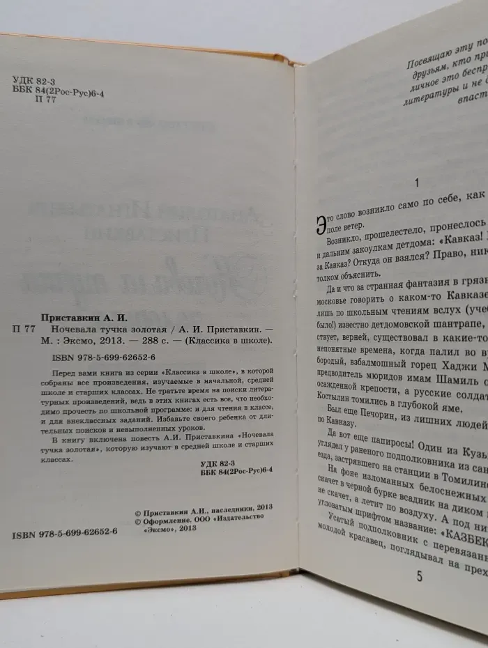 Классика в школе. Ночевала тучка золотая