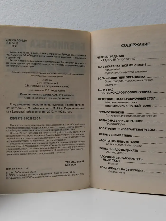 Библиотека ЗОЖ. Оздоровление позвоночника, суставов и всего организма. Методики доктора Бубновского