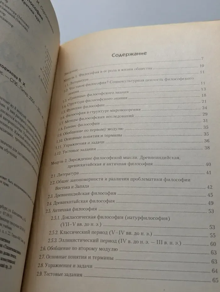 Философия. Краткий курс