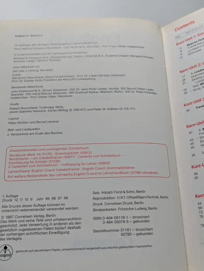 English G. Neue Ausgabe fur Gymnasien. Ausgabe A.3