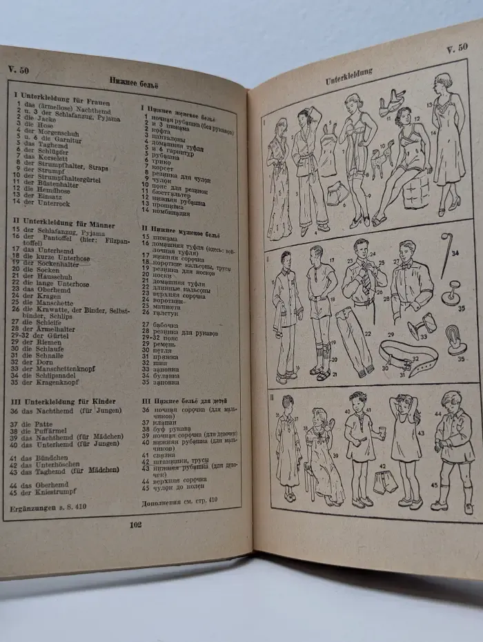 Bildworterbuch Deutsch und Russisch. Иллюстрированный словарь на немецком и русском языках