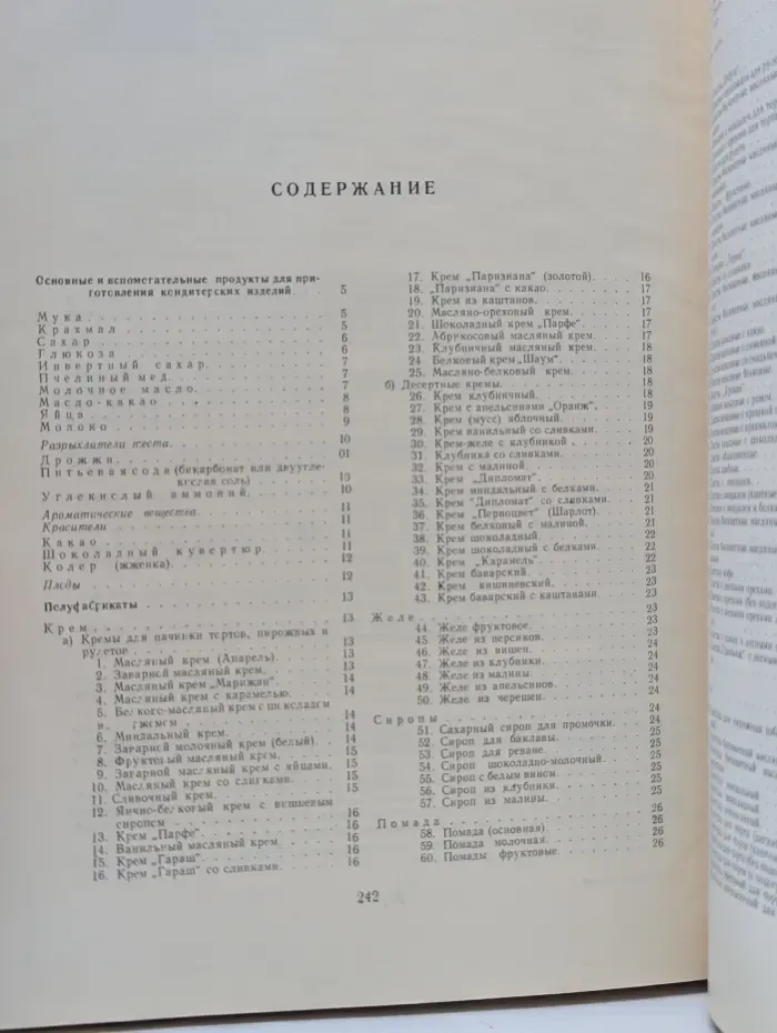 Кондитерские изделия