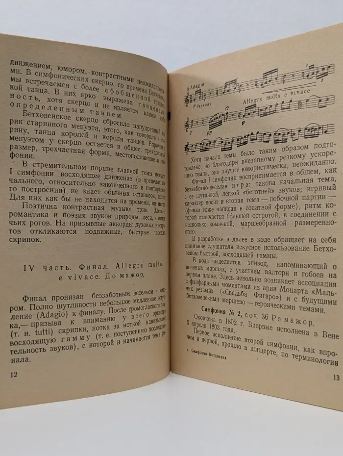 В помощь слушателям концертов. Симфонии Бетховена. Краткий очерк