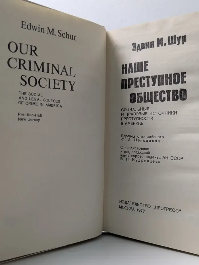 Наше преступное общество