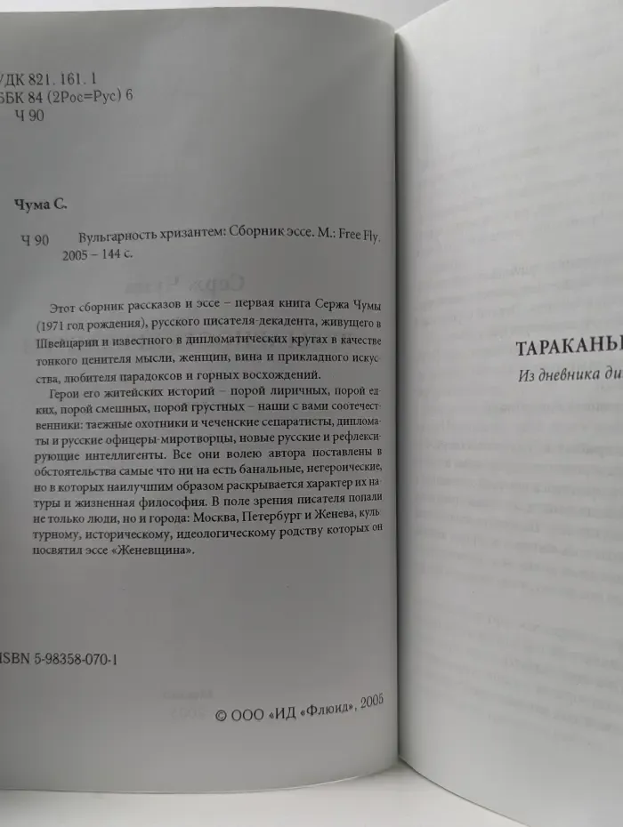 Вульгарность хризантем