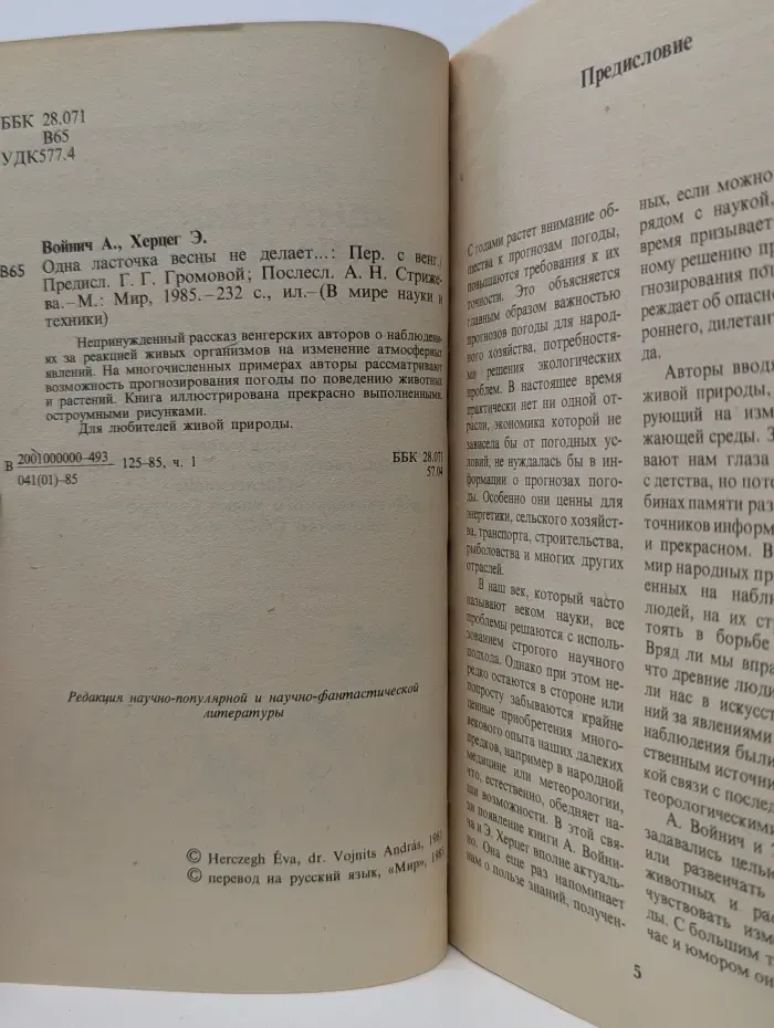 В мире науки и техники. Одна ласточка весны не делает. Как животные и растения реагируют на изменение погоды