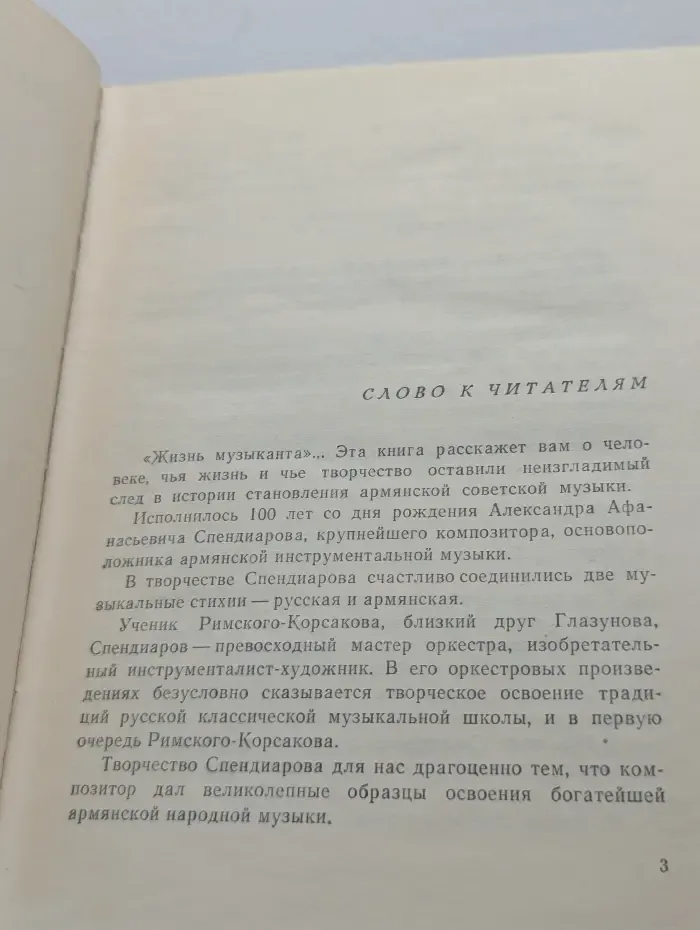 Жизнь музыканта